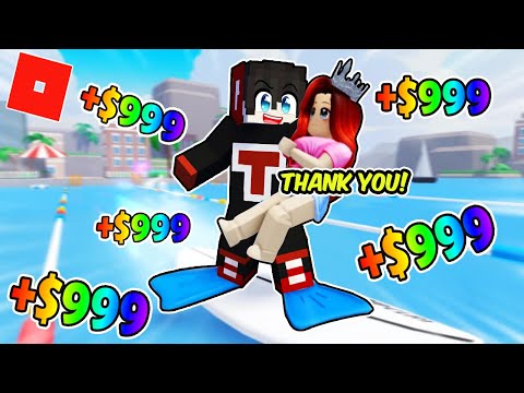 TankDemic Swim To Save Princess In Roblox ( Tagalog ) | Roblox | Kuya Tank