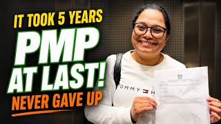 PMP Success Journey that took us 5 years - Snigdha Goswami