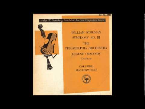 William Schuman Symphony No. 3 (Ormandy, 1951)
