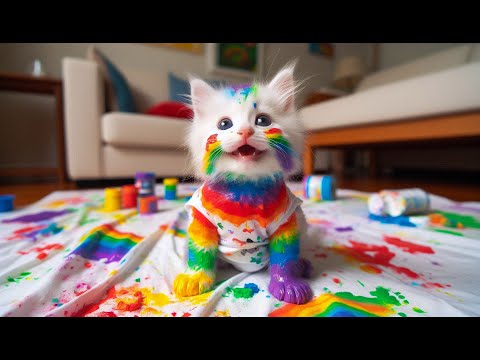 🌟🐱 Dad Cat & Kitten: EPIC Adventures! 🚀🍕👾💪 | Laughs & Thrills for 15 Minutes! 😂🔥#cat #cattales