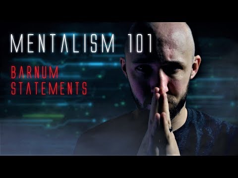 A FOOL BORN EVERY MINUTE | Mentalism 101 - Barnum Statements