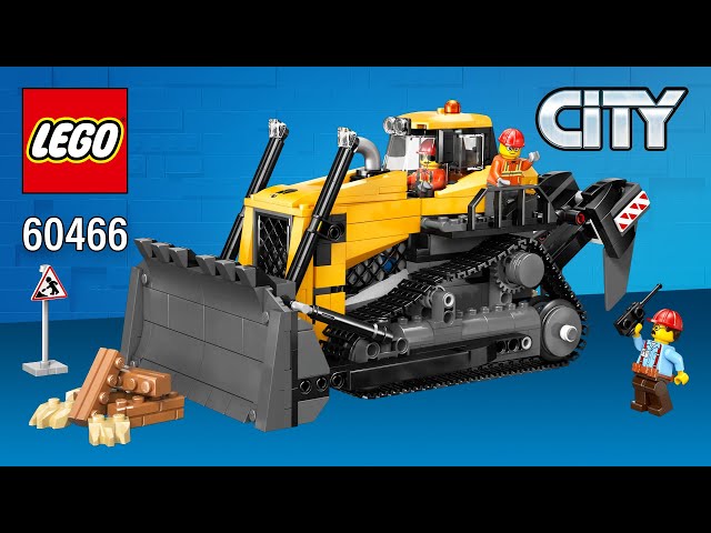 Vídeo relacionado con LEGO City Buldócer Amarillo - Vehículo de Obra de Juguete para Construir - 3 Minifiguras, Walkie-Talkie, Herramientas y Señales de Tráfico - Regalo de Cumpleaños para Niños de 8+ Años 60466