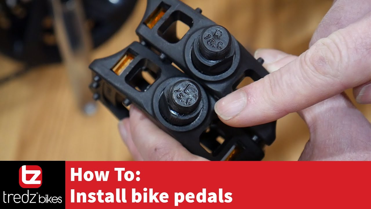 How to fit bike pedals