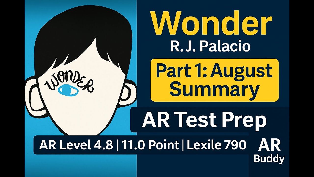Wonder Ch1 - Ordinary| Chapter Summary & AR Test Prep
