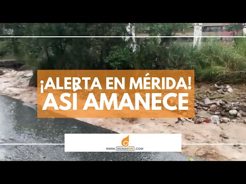 Las lluvias no dan tregua en Venezuela: Así amanece Mérida