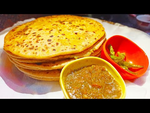 Aloo Paratha with Spicy Chutney || Aloo paratha Recipe || Stuffed Potato Paratha || आलू पराठा