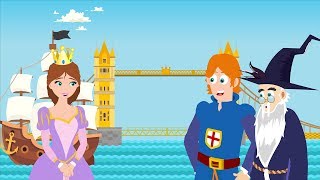 London Bridge Is Falling Down with Disney Princess | Kids Songs and Nursery Rhymes
