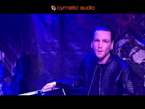 Cymatic Audio uTrack24 on stage with Pyogenesis