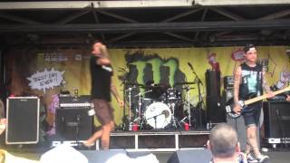 The Amity Affliction - Chasing Ghosts LIVE @ Warped Tour Camden 7.12.13