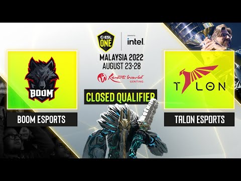 Dota2 - BOOM Esports vs Talon Esports - Game 2 - ESL One Malaysia 2022 SEA: Closed Qualifier