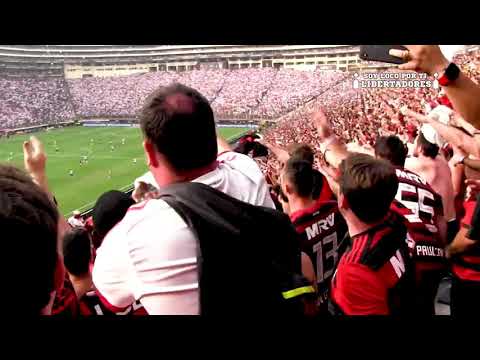 REAÇÃO EMOCIONANTE DA TORCIDA NO SEGUNDO GOL DO FLAMENCO CONTRA RIVER
