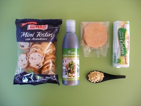 Mini tosta de queso de cabra