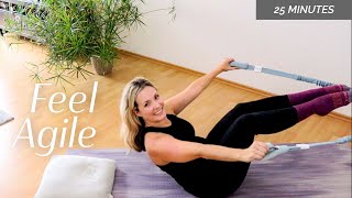 25 MIN REFORMER-BASED PILATES | Full Body Routine | Feel Agile &amp; Strong