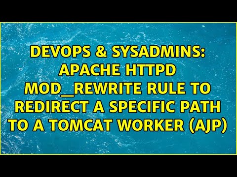 Apache HTTPD mod_rewrite rule to redirect a specific path to a Tomcat Worker (AJP)