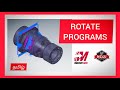 How To Rotate Toolpaths In Mastercam 4 Axis Tamil CNC Training Coimbatore 5Axis