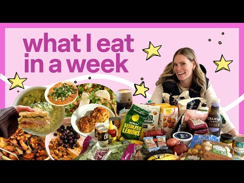 what I eat in a week | grocery shopping, meal prep, & cooking in my new house!!