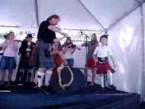 Alasdair Fraser and the little Scottish dancer