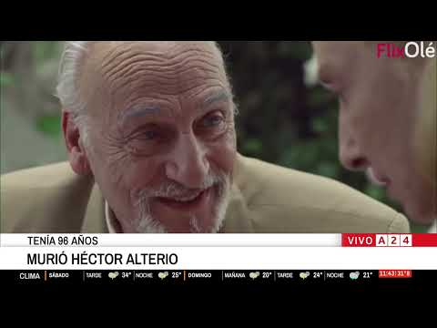LLORA EL CINE: MURIÓ HÉCTOR ALTERIO, A LOS 96 AÑOS EN MADRID, DONDE VIVÍA DESDE 1975