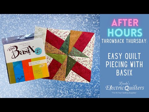 Quilt Piecing made EASY! BasiX Template with Fireworks Pattern