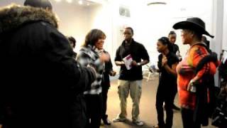 DSA Vocal Jazz Ensemble sings for Dee Dee Bridgewater