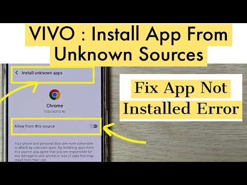 Vivo | Allow & Deny Install Unknown Apps Permission | Enable Unknown Sources on Vivo Android