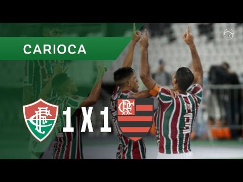 FLUMINENSE 1 X 1 FLAMENGO - 22/03 - CARIOCA 2018