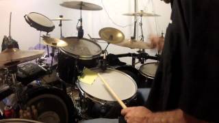 Dennis Stone drumming to Tango King by Bruce Hornsby (cover)