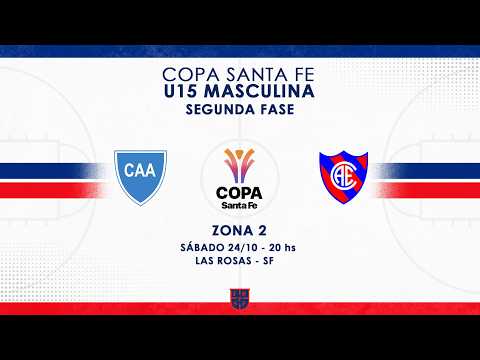 COPA SANTA FE U15 MASCULINO | SEGUNDA FASE ZONA 2 | ALMAFUERTE vs ATLÉTICO ELORTONDO
