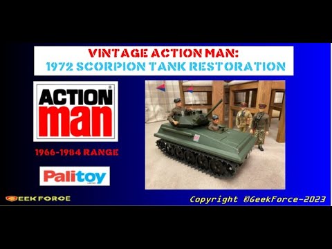 Palitoy Action Man 1972 Scorpion Tank Restoration