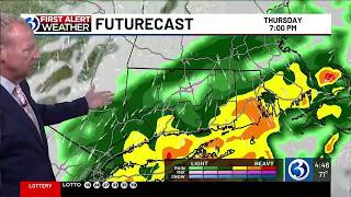 FORECAST: Dry and less humid before mugginess & rain chances increase