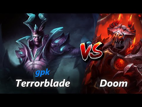 How to Terrorblade safelane vs Doom/Lion (feat. gpk) | First 10 minutes