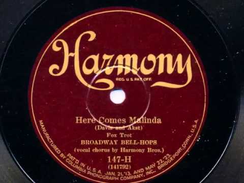 Here Comes Malinda by Broadway Bell-Hops (Sam Lanin Orch), 1926