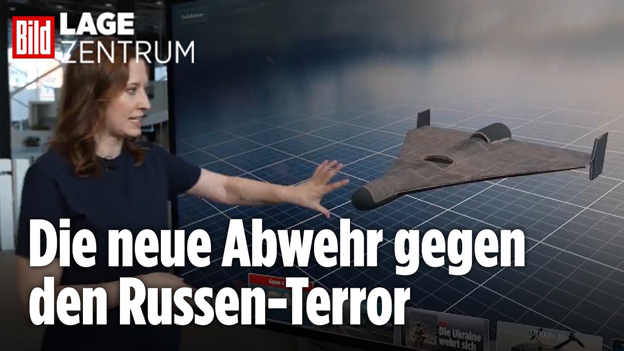 UKRAINE-KRIEG: Kampf gegen Putins Kamikaze-Drohnen | Lagezentrum-Clips