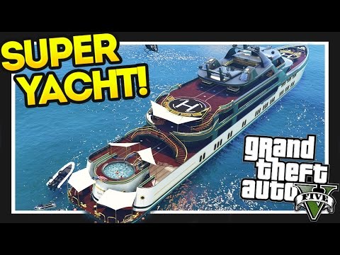 GTA 5 $28,000,000 Spending Spree! GTA 5 Super Yacht!! Executives and Other Criminals Part 1