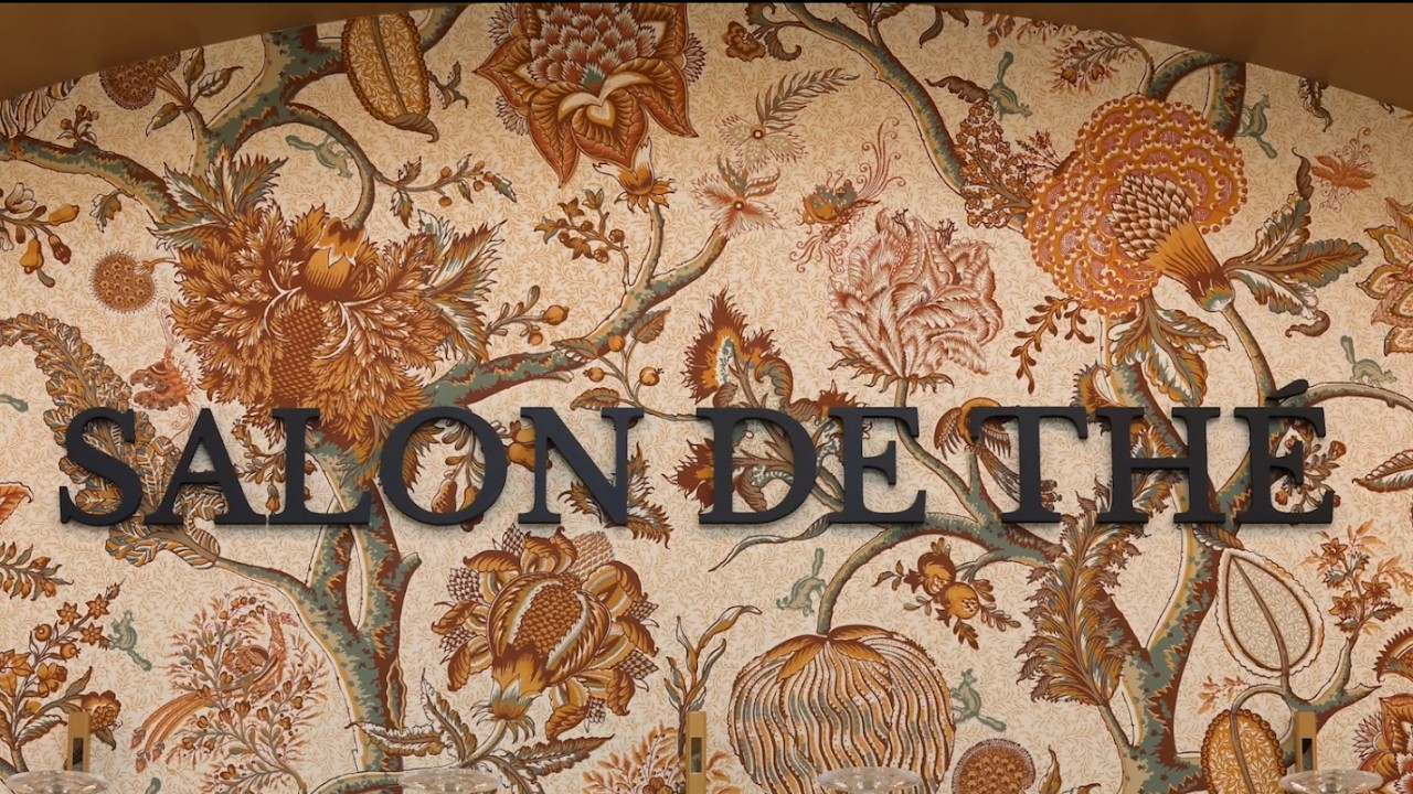 Publicité pour le Salon de thé Amanda