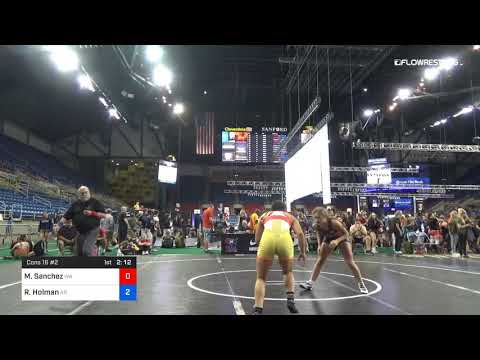 127 Lbs Cons 16 2 Mireya Sanchez Washington Vs Riley Holman Arkansas