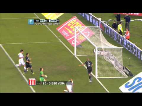 Gol Vera. River 0- Estudiantes 1. Fecha 14. FPT