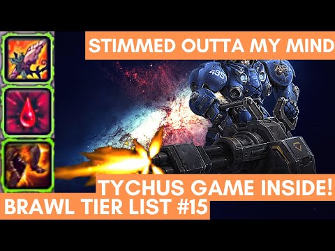 HIGH SPEED LOW DRAG BULLET HEAVEN - Tychus Weekly Brawl Tier List [Starcraft 2 Direct Strike]