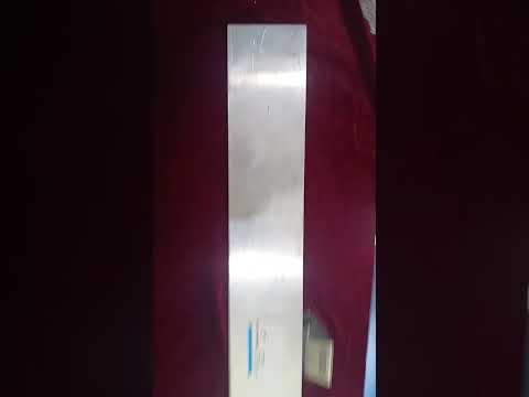 Rectangle silver aluminum flat bar, size: 20 mm