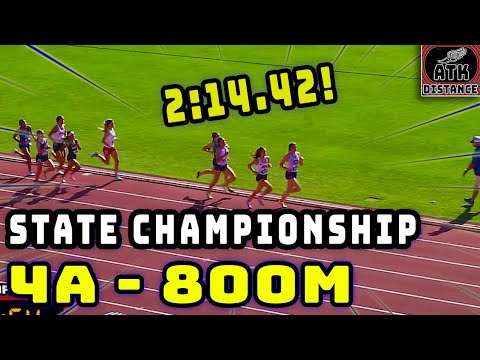 4A Girls - 800M - State Final [Canyon, Fredericksburg, Mabank, Sinton, Krum, Jarrell, Hudson, Midlo]