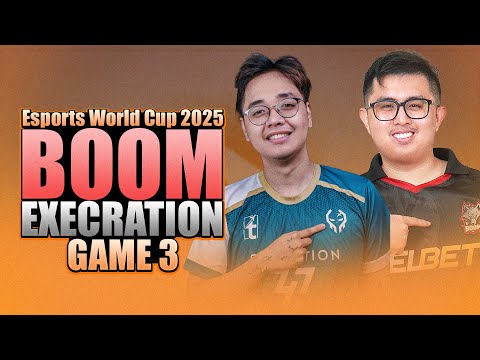 BOOM vs EXECRATION - GAME 3 - WATCH PARTY WITH KUKUYS - Esports World Cup 2025
