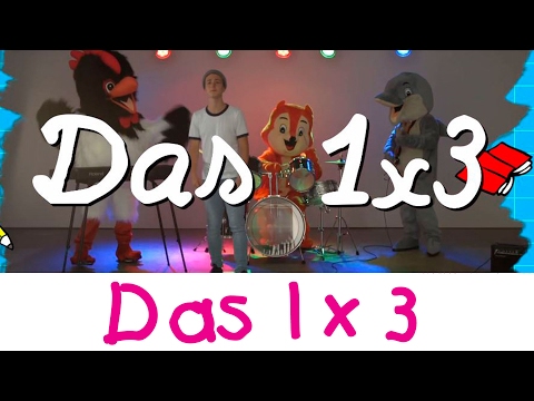 🐶 Das 1x3 Lied - Mathe Lernlieder || Kinderlieder