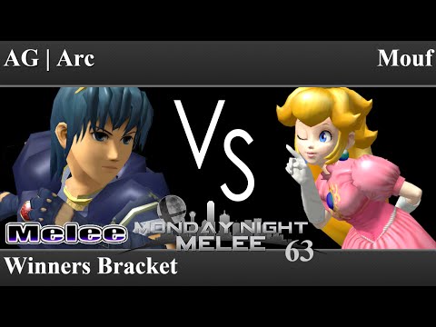 MNM 63 Melee - AG | Arc (Marth) vs Mouf (Peach) - Winners Bracket