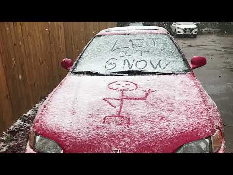 First Snow Day of 2022 in Norfolk VA