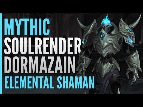 Mythic Soulrender Dormazain First Kill | Elemental Shaman PoV | Rain on Stormreaver