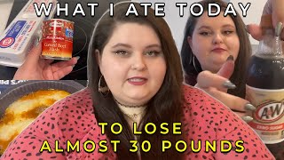 Amberlynn What I Ate Today  To Lose Almost 30 Pounds