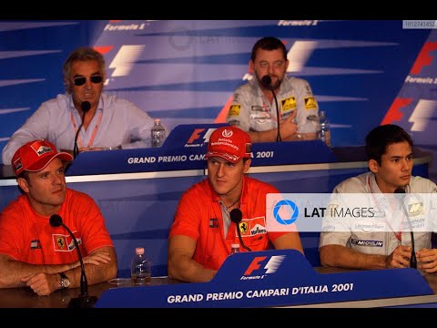2001 F1 Italian GP-Thursday - Press conference on 9/11 attacks, Alex Yoong debut