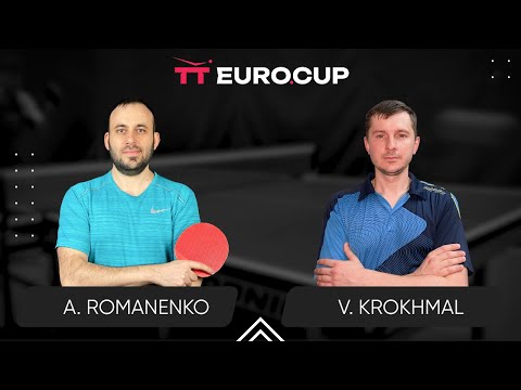 18:00 Andrii Romanenko - Vitalii Krokhmal 08.02.2024 TT Euro.Cup Ukraine Professional. TABLE 4