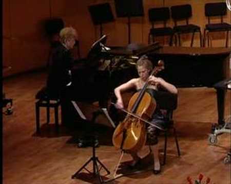Ofer Ben-Amotz :  Sonata for Celo and Piano, 1st Ch.