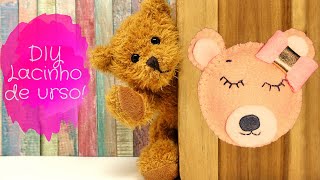 Lacinho de cabelo de ursinho lindo   DIY Faa voc mesmo